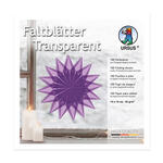 Faltbl�tter Transparentpapier, 14 x 14 cm, 42g/qm, 100 Blatt, Lavendel