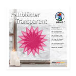 Faltbl�tter Transparentpapier, 14 x 14 cm, 42g/qm, 100 Blatt, Eosin