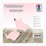 Faltbl�tter intensiv, 100 Blatt, 15 x 15 cm, Altrosa