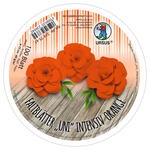 Faltbl�tter Rund, intensiv durchgef�rbt, 100 Blatt, � 12 cm, 65g/qm, Orange