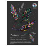 Fotokarton-Block Metallic, DIN A4, 300g/qm, 10 Blatt, 3 sortierte Farben