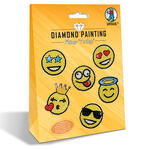 Diamond Painting Bastelset f�r Sticker mit Zubeh�r, Smileys