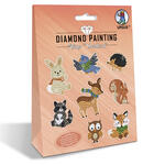 Diamond Painting Bastelset f�r Sticker mit Zubeh�r, Wald