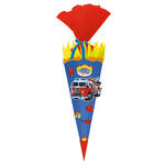 Schult�ten-Bastelset Easy Line, inkl. Zubeh�r & Anleitung, 68 cm, dunkelblau, Feuerwehr