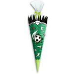 Schult�ten-Bastelset Easy Line, inkl. Zubeh�r & Anleitung, 68 cm, dunkelgr�n, Fu�ballspiel