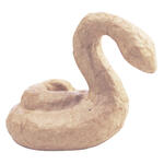 NEU Pappmach�-Figur, Schlange, 5,5 x 9 x 7,5 cm
