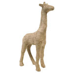 Pappmach�-Figur, Gr��e: ca. 12cm, Motiv: Giraffe