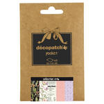 SALE Decoupage- / Decopatch-Papier Pocket-Sortierung, 5 Bogen 30 x 40 cm, Motive: 741, 739, 770, 698, 740