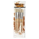 NEU Pinsel f�r Kinder, Nr. 15, L 18,5+19,5 cm, B 11+17 mm, 4 Stk.