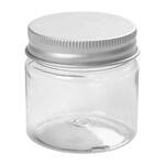 NEU Kunststoffglas mit Schraubverschluss, f�r 50 ml Inhalt, Ma�e: 45 x 44 mm, 1 St�ck