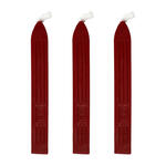 NEU Siegelwachs, Rot, L�nge: 10 cm, 3 Stangen