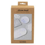 NEU Silikonform / Gie�form, Schalen Quadrat, Kreis, Sechseck, Oval, 9-11,2 cm, 4 Formen
