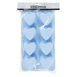 NEU Silikonform, Herz, H 3,5 cm, L 35 cm, B 21 cm, Lochgr��e 70x60 mm, 100 ml, 1 Stk.