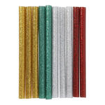 NEU Hei�kleber-Sticks Glitter bunt, 7 mm, 10 St�ck
