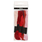 NEU Stickgarn-Set, Rot-T�ne, St�rke 1 mm, 6 x 1 m