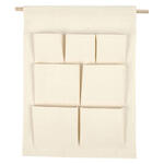 SALE Organizer-Taschen zum Aufh�ngen, Hellnatur, H 46 cm, B 34 cm, 1 Stk.