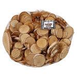 NEU Holzscheiben Mix, � 25-45 mm, St�rke 7 mm, 600 g