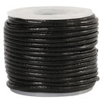 NEU Lederband Schwarz, St�rke 1 mm, L�nge 10 m