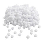 NEU Pompons Wei�, 10 mm, 450 St�ck