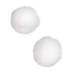NEU Pompons Wei�, 20 mm, 100 St�ck