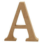NEU MDF-Buchstaben, 13 cm, St�rke 2 cm, natur - Verschiedene Buchstaben und Sonderzeichen