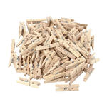 NEU W�scheklammern / Holzklammern, 3 mm x 3 cm, 100 St�ck
