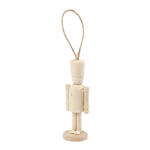SALE Holzfigur Nussknacker mit Aufh�nger, 9 x 3 cm, 1 St�ck