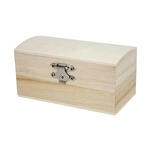 NEU Truhe aus Holz mit Klappverschluss, 11,5 x 5,8 x 5,8 cm, 1 St�ck