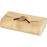 Holzk�stchen in Kuvertform, 13x8x3,5 cm
