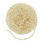 NEU Schmuckkette / Gliederkette, Metall goldfarben, 2 mm, 2 m