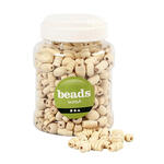 NEU Gro�packung Holzperlen Natur Mix, 400 ml Eimer