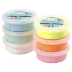 Foam Clay, Glitter-Set, 6x14g