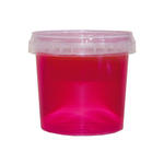 SALE Kunststoffbecher transp. mit Deckel, 155 ml