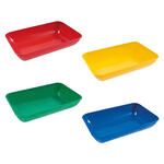 SALE Bastelschale aus Kunststoff, 23 x 15 x 4 cm, 1 St�ck - Verschiedene Farben