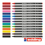 Edding 4200 Porzellanstift 1-4mm Brushpen, verschiedene Farben