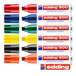 Edding 800 Permanent-Marker 4-12mm Keilspitze, verschiedene Farben