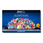 Staedtler Metalletui mit 60 Aquarell-Farbstiften Mars Lumograph