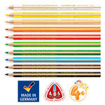 Staedtler Buntstift Dreikant, Noris Jumbo, Mine 4 mm - Verschiedene Farben