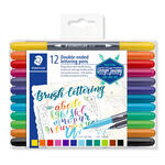 Staedtler Doppelfasermaler Set, Handlettering, 12 St�ck sortiert