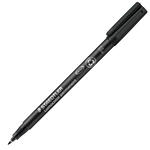 Staedtler Lumocolor Folienstift permanent, F 0,6mm, schwarz