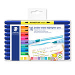 Staedtler Highlighter Doppelfasermaler, 10 St�ck sortiert