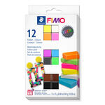 NEU Staedtler Fimo Effect Set Neon, 12 Halbbl�cke
