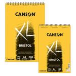 NEU Canson XL Bristol Spiralblock, 180 g/m� - Verschiedene Gr��en