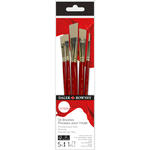 NEU Simply �lmalpinsel Set mit 5 Pinseln