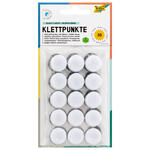 Klettpunkte schwarz + wei�, 30 St�ck, � 2 cm