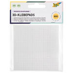 Klebepads f�r 3D-Effekte, 5x5mm, 400x2mm + 400x3mm