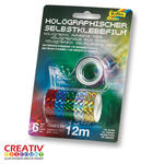 SALE Holographie-Klebefilm, 6 Rollen � 2 Meter