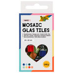 Mosaik-Glassteine Basic, 10x10mm, 300 St�ck, ca. 240g, farbig sortiert