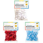 NEU Kunstharz Mosaiksteine Ton-in-Ton-Mix, 45g, 5x5mm, 700 St�ck - Verschiedene Farben