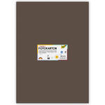 Fotokarton 300g/qm 50x70 cm, Dunkel-Braun, 1 Bogen